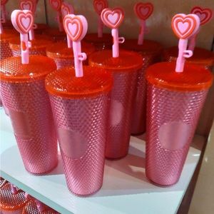 Disney Valentines Starbucks Tumbler 2024 WDW BNWT